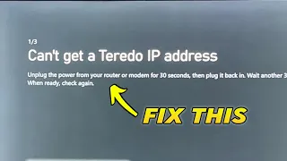 How to Fix Teredo IP Address Problem on Xbox Series X/S