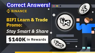 Binance BIFI Token Learn And Trade Quiz Answers!