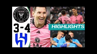 Al Hilal vs Inter Miami 4-3 Highlights & All Goals 2024 #messi #messiskills #lm10 #naymar #football