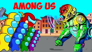 SUPER HEROES AMONG US vs Mega Kong: Evolution Monster | Funny Animation