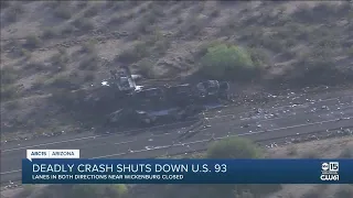 Crash shuts down US93 near Wickenburg