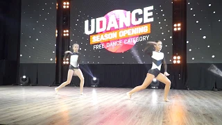 M&Dance Studio | Udance Lviv | Jazz junior duo - "В пошуках форми" | by Iryna Shkutyak