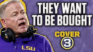 LSU Tigers HC Brian Kelly: "We're not in the market of buying" | Cover 3 College Football