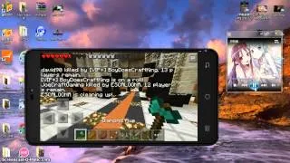 Minecraft Pocket Edition : Hunger Game #2 Hacker Again