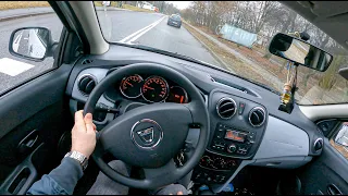 Dacia Sandero II 2015 | 1.2 16V 75 HP | POV Test Drive