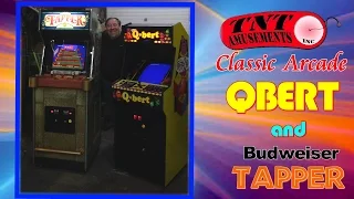 #1131 Gottlieb QBERT MultiGame and Bally TAPPER Arcade Video Game-TNT Amusements