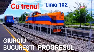 GIURGIU - BUCURESTI PROGRESUL (cu trenul)