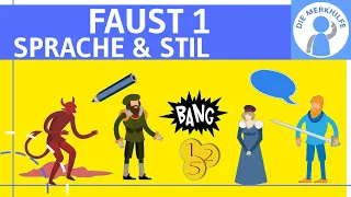 Faust 1 - Sprache & Stil - Formale Analyse - Sprachgestaltung, Verse, Rhythmus, Liedform & Figuren