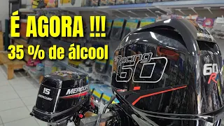 35% DE ÁLCOOL !!! COMO EVITAR PROBLEMAS NO SEU MOTOR DE POPA