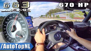 670HP / 1100NM G63 AMG Elmerhaus on AUTOBAHN NO SPEED LIMIT by AutoTopNL