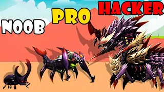 NOOB vs PRO vs HACKER - Insect Evolution Part 731 | Gameplay Satisfying Games (Android,iOS)