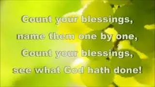 Count Your Blessings - Hymn - Karaoke