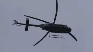 ISP Bell 407GXP patrolling overhead