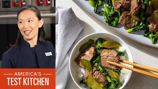 How to Make Stir-Fried Beef and Gai Lan