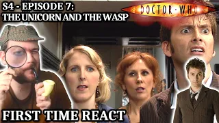 FIRST TIME WATCHING Doctor Who | Season 4 Episode 7: The Unicorn and the Wasp REACTION