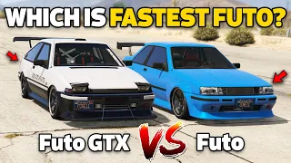 GTA 5 ONLINE - FUTO GTX VS FUTO (WHICH IS FASTEST?)