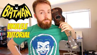 BATMAN THEME! (UKULELE FINGERPICKING TUTORIAL)