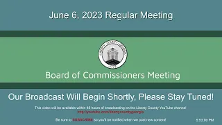 Board of Commissioners - June 6, 2023 Regular Meeting
