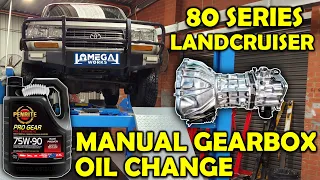 How to Change Manual Transmission Oil – Toyota Landcruiser 80 Series