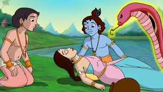 Krishna aur Balram - Giant Snake Attack | Cartoons for Kids in Hindi