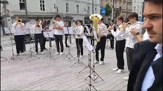 "Flashmob Europahymne" am Europatag auf der Linzer Promenade