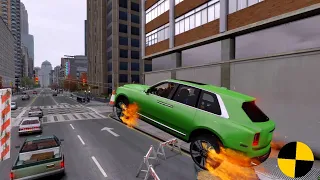 GTA 4 CRASH TESTING REAL CAR 202