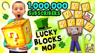 1 MILLION SUBSCRIBERS!  Minecraft Lucky Block Mod FGTEEV Gameplay Fun w/ Announcement