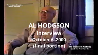 Al Hodgson Interview (by Bill Miller)—October 6, 2000 (Part 2 of 2)