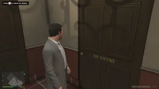 Jimmy locked his door - GTA V