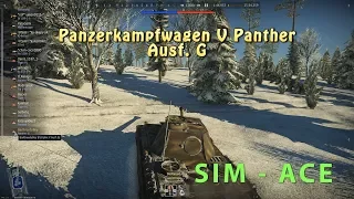 Panzerkampfwagen V Panther Ausf. G - Sim Ace - War Thunder Gameplay [No Commentary]