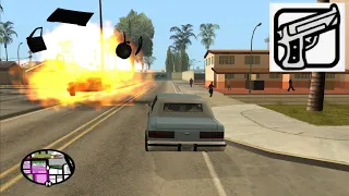 Los Desperados with zero Desert Eagle Skill - Riots mission 2 - GTA San Andreas