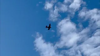 Airplane flying and skydiving #airplane #skydiving