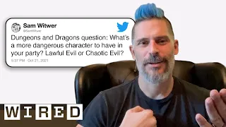 Joe Manganiello Answers Dungeons & Dragons Questions From Twitter | Tech Support | WIRED