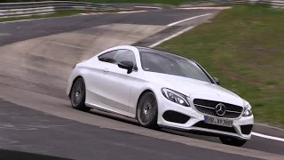 2017 Mercedes-AMG C43 Exhaust SOUNDS on the Nurburgring!