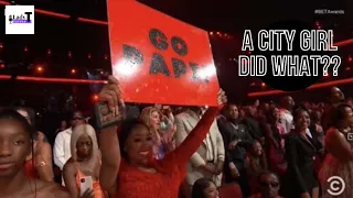 Diddy Thanks Cassie While Yung Miami Holds "Go Papi" Sign at 2022 BET Awards