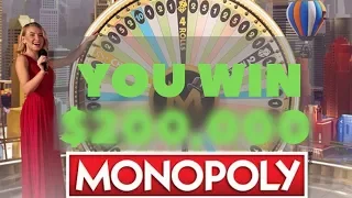 MASSIVE RECORD win on Monopoly Live - (4+ Rolls)