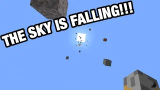 Minecraft, except it's RAINING BLOCKS!!! (Falling Falling)