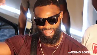 Tyron Woodley REACTS to Team Paul altercation ahead of showdown in Cleveland