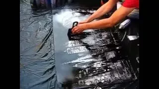 Художник рисует Башни близнецы/ Artist draws Twin Towers