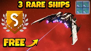 Another 3 Super Rare Sentinel Ships S Class 4 Supercharged No Man's Sky ECHOES
