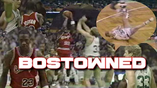 Rookie Michael Jordan DESTROYS Larry Bird in CRUNCH TIME - In The Boston Garden