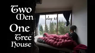 Two Men, One Tree House - 4K Vlog 41