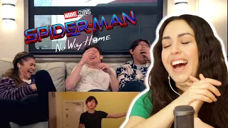 SPIDER-MAN: No Way Home - Cast Audition Reactions | Actor Reaction