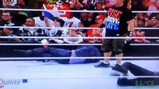 The Rock fights Awesome Truth Raw 11/14/11