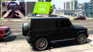 2019 Mercedes Benz G63 - GTA V | Logitech G29 🔥 Reshade RTX + Graphic Mod