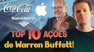 Top 10 AÇÕES da carteira de WARREN BUFFETT!