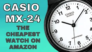 REVIEWING THE CHEAPEST WATCH ON AMAZON - THE CASIO MQ24-7BLL