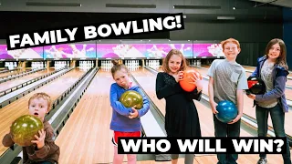 FAMILY BOWLING NIGHT | Family Fun Night | FRIDAY NIGHT WITH A LARGE FAMILY | 5 Kids
