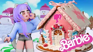 ПРЯНИЧНЫЙ ДОМИК ДЛЯ БАРБИ! Robox Barbie DreamHouse Tycoon