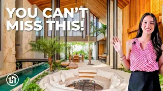 Touring Bali's Best Home with Stunning Indoor Pool | Tropical Luxury Home Tour